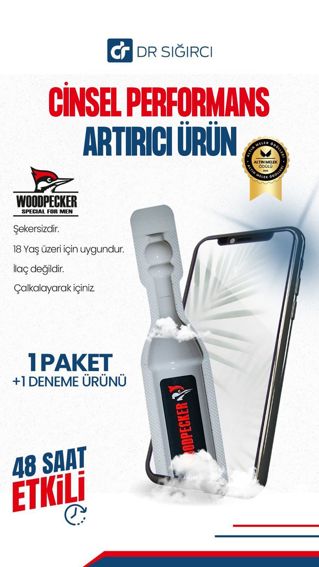 Woodpecker - Erkek Gücü Takviyesi